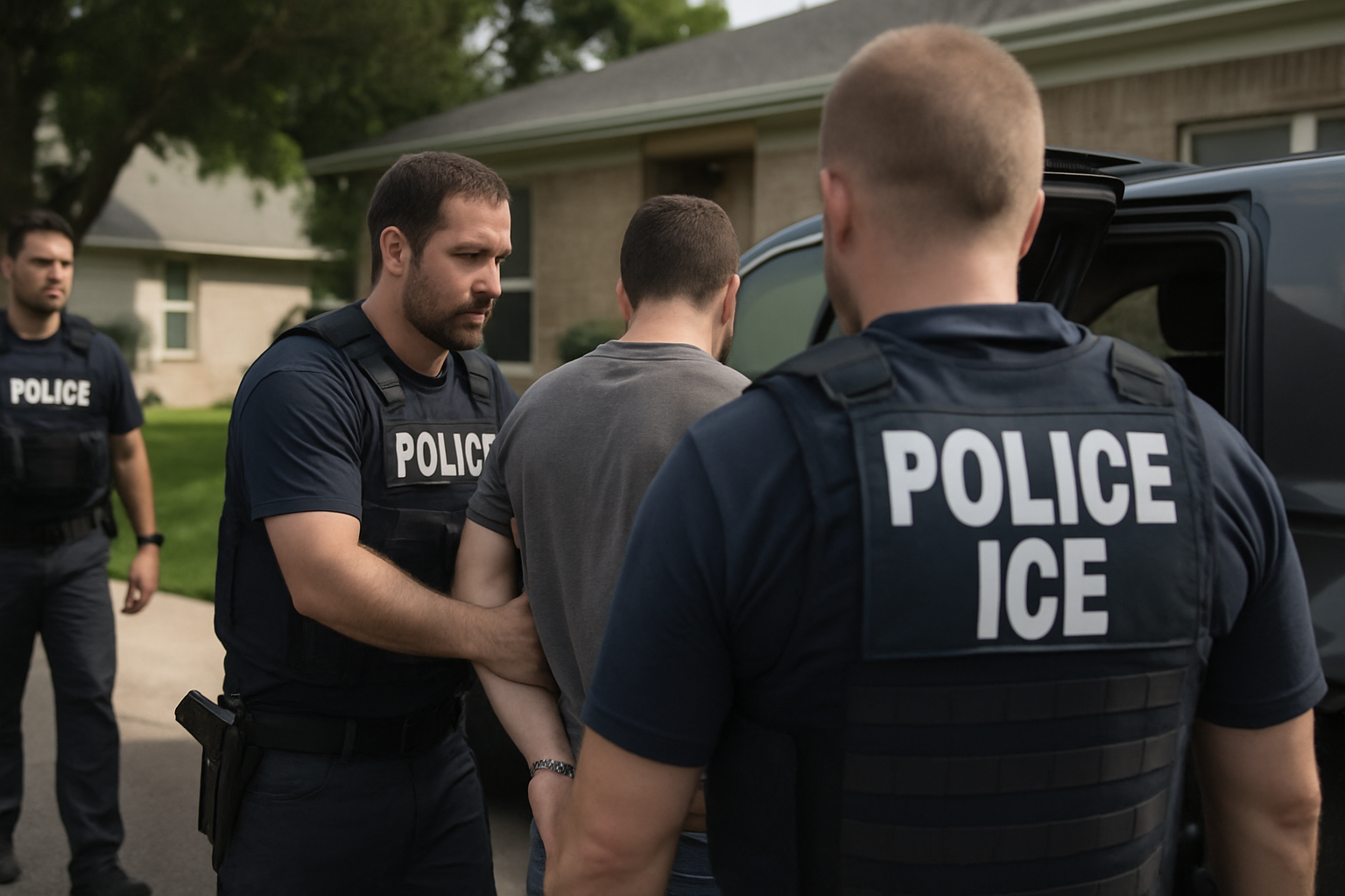 美国多地ICE拘捕多名性犯罪嫌疑人