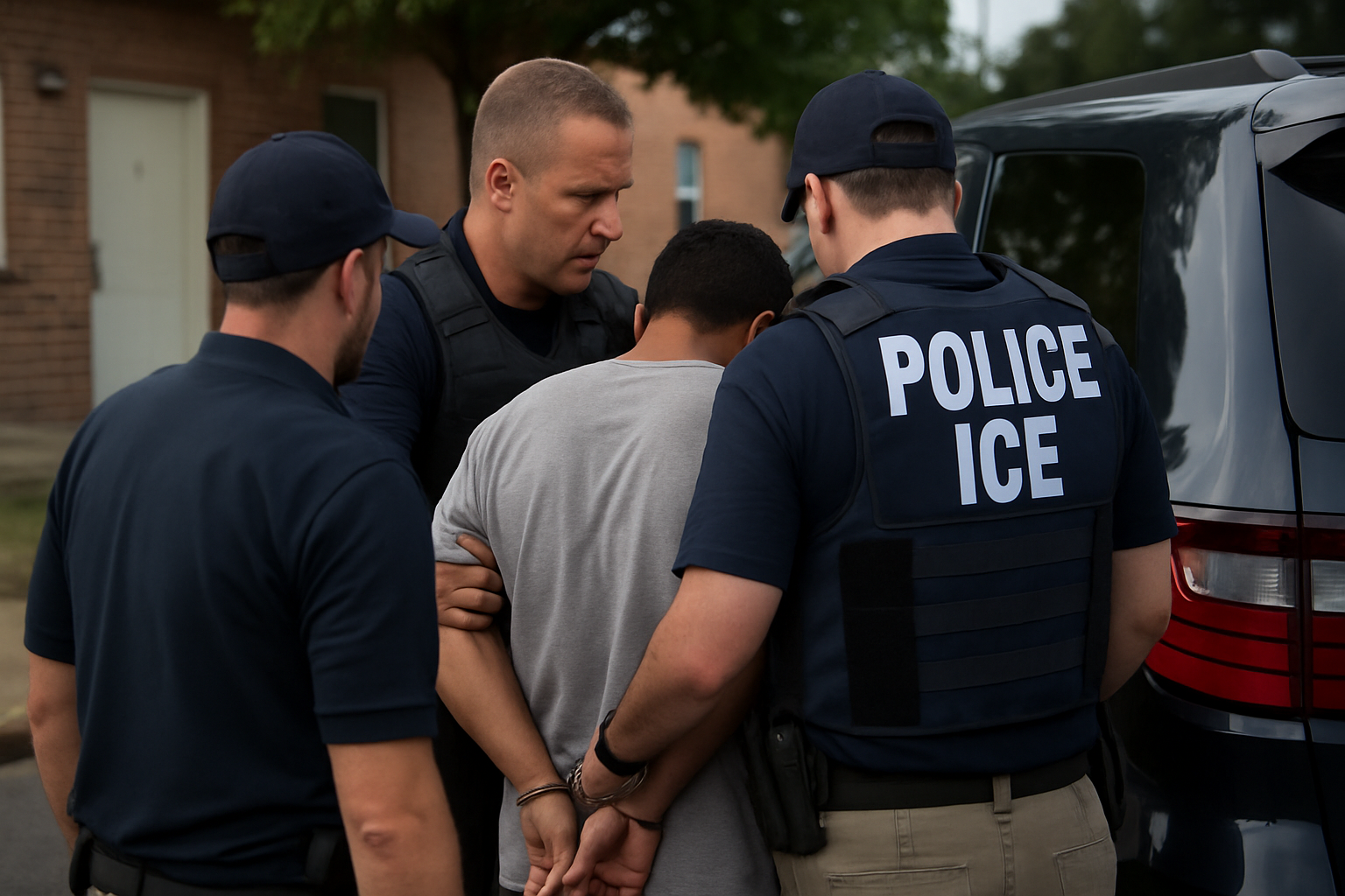 ICE全国多地逮捕多名涉嫌重罪非法移民