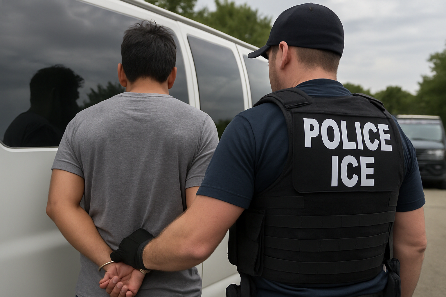 美国ICE8月6日执行非法移民遣返行动
