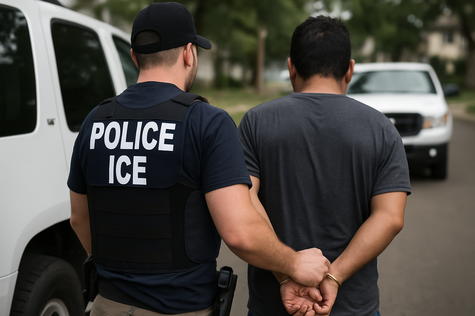 美国ICE8月11日逮捕多名犯罪非法移民