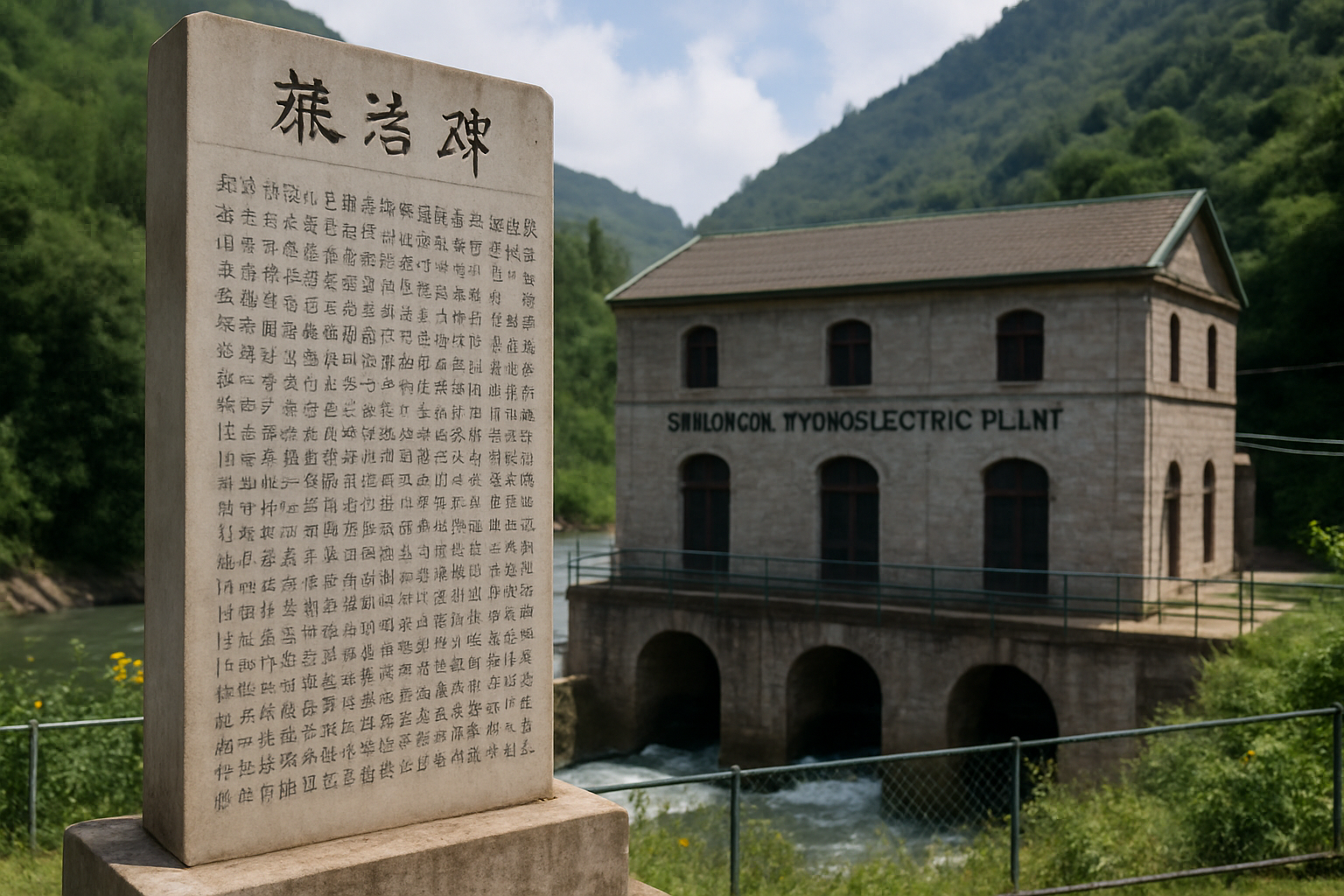 中国石龙坝发电厂立“廉洁碑” 精确记录伙食费等账目 杜绝廉政风险